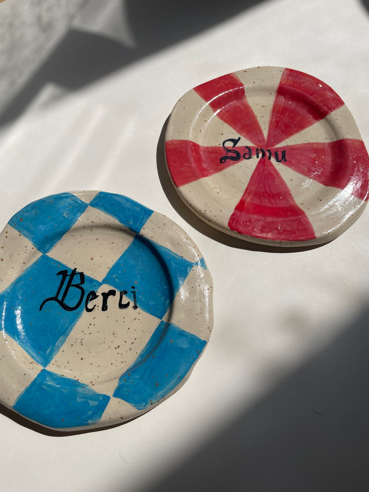 Plates w names